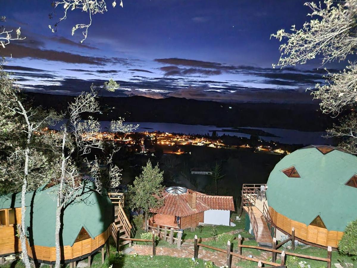 Glamping Sede Campestre Mirador De Pueblo Viejo Hotel Guatavita ภายนอก รูปภาพ