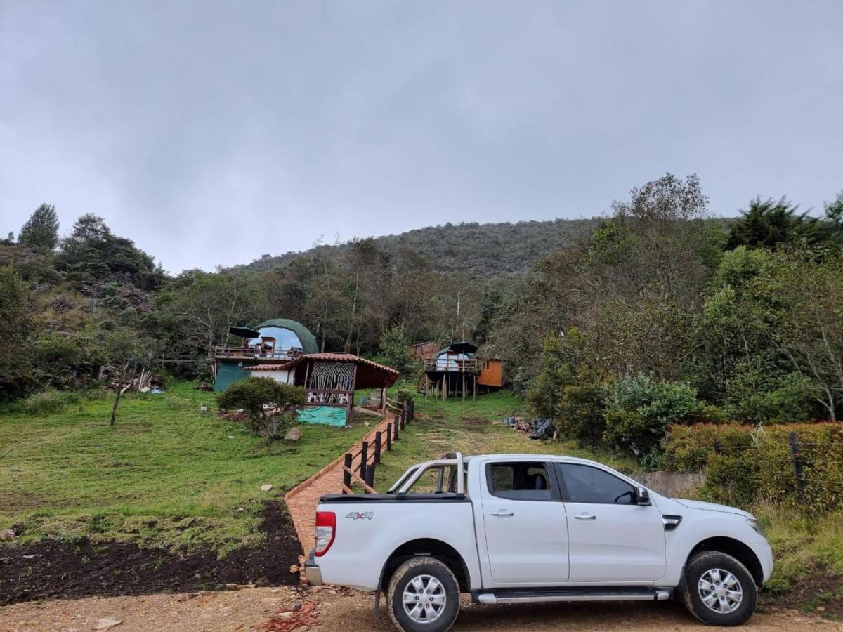 Glamping Sede Campestre Mirador De Pueblo Viejo Hotel Guatavita ภายนอก รูปภาพ