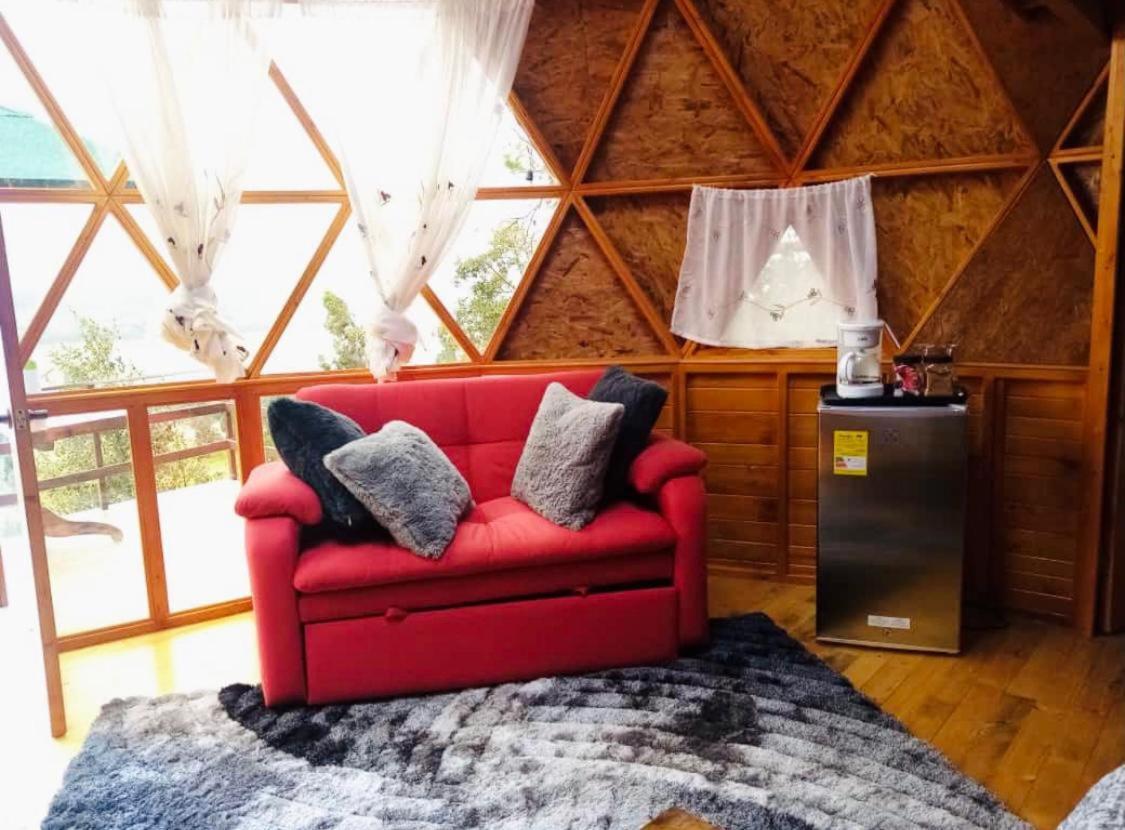 Glamping Sede Campestre Mirador De Pueblo Viejo Hotel Guatavita ภายนอก รูปภาพ