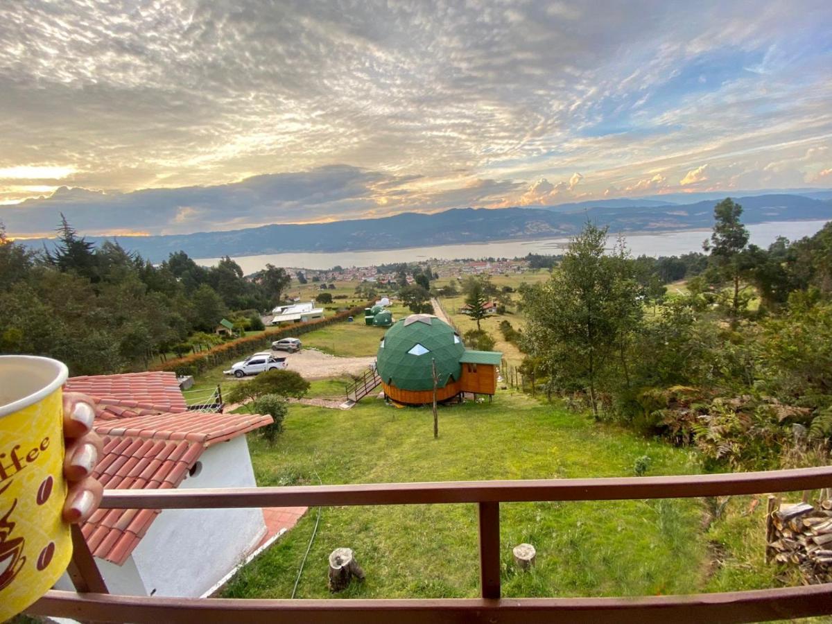 Glamping Sede Campestre Mirador De Pueblo Viejo Hotel Guatavita ภายนอก รูปภาพ
