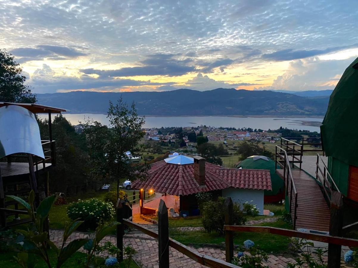 Glamping Sede Campestre Mirador De Pueblo Viejo Hotel Guatavita ภายนอก รูปภาพ