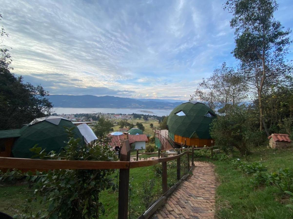 Glamping Sede Campestre Mirador De Pueblo Viejo Hotel Guatavita ภายนอก รูปภาพ