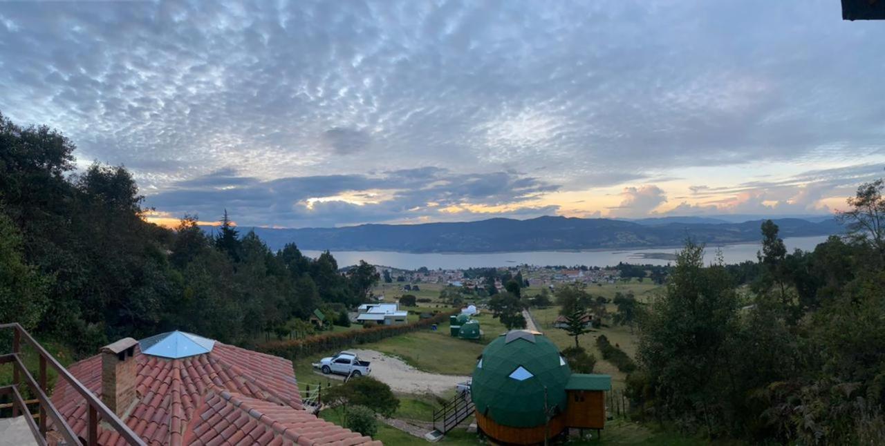 Glamping Sede Campestre Mirador De Pueblo Viejo Hotel Guatavita ภายนอก รูปภาพ