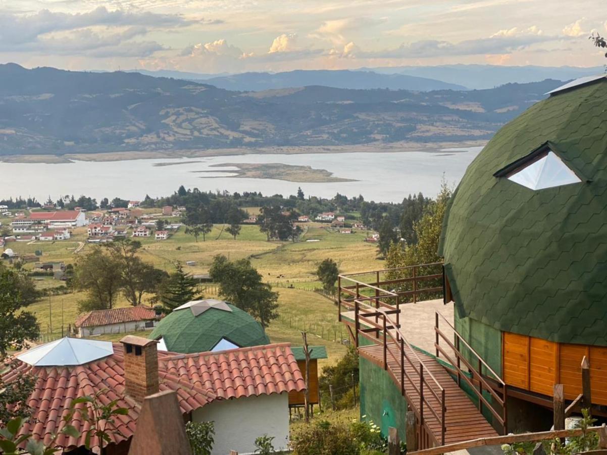 Glamping Sede Campestre Mirador De Pueblo Viejo Hotel Guatavita ภายนอก รูปภาพ