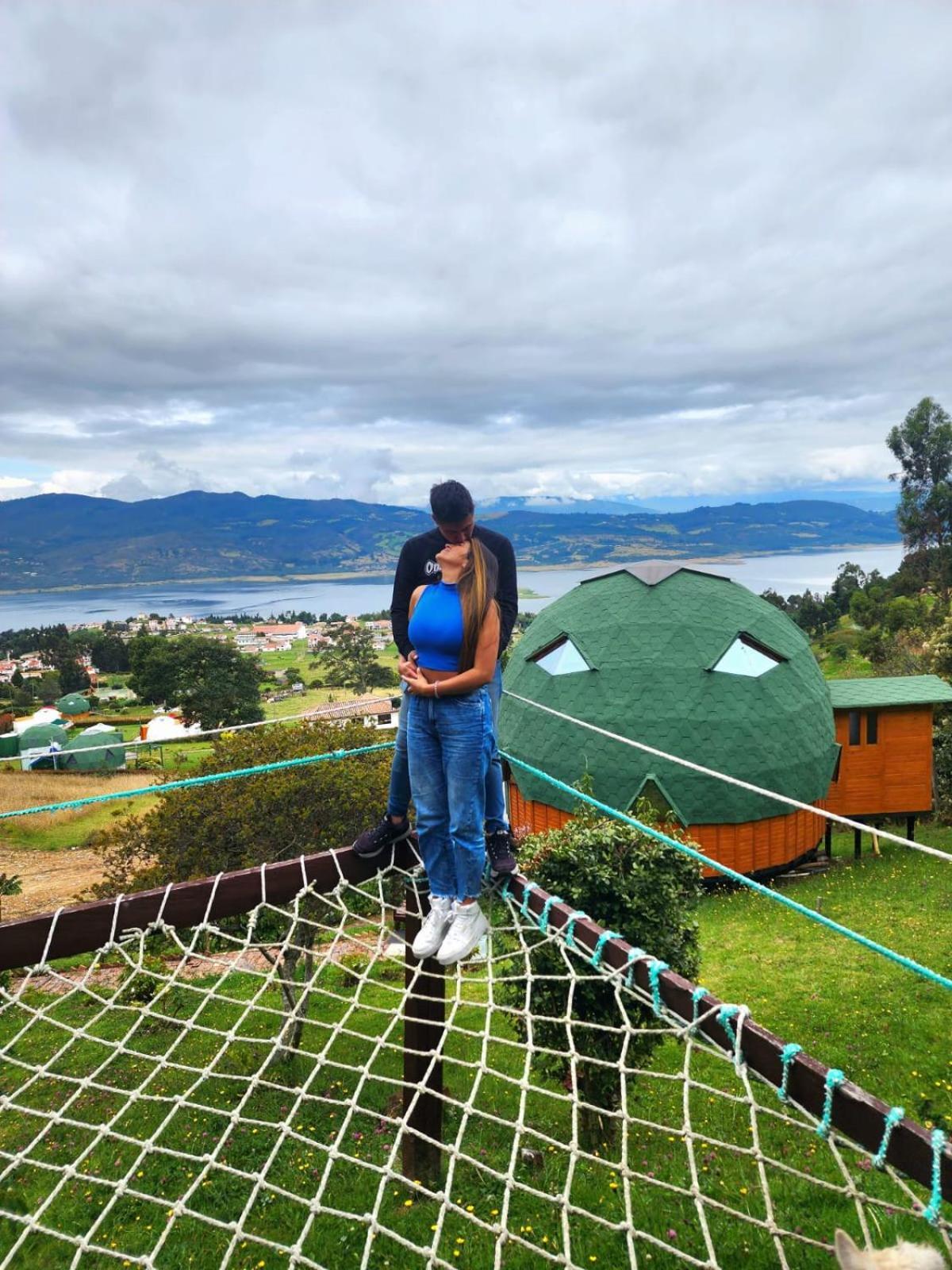 Glamping Sede Campestre Mirador De Pueblo Viejo Hotel Guatavita ภายนอก รูปภาพ