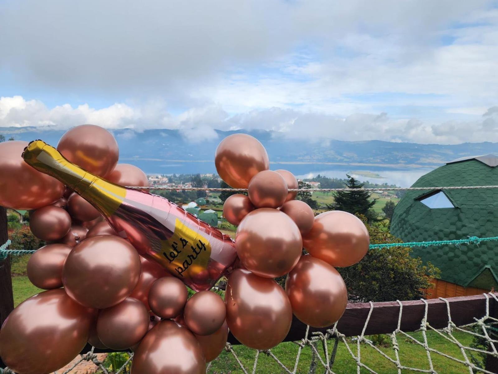 Glamping Sede Campestre Mirador De Pueblo Viejo Hotel Guatavita ภายนอก รูปภาพ