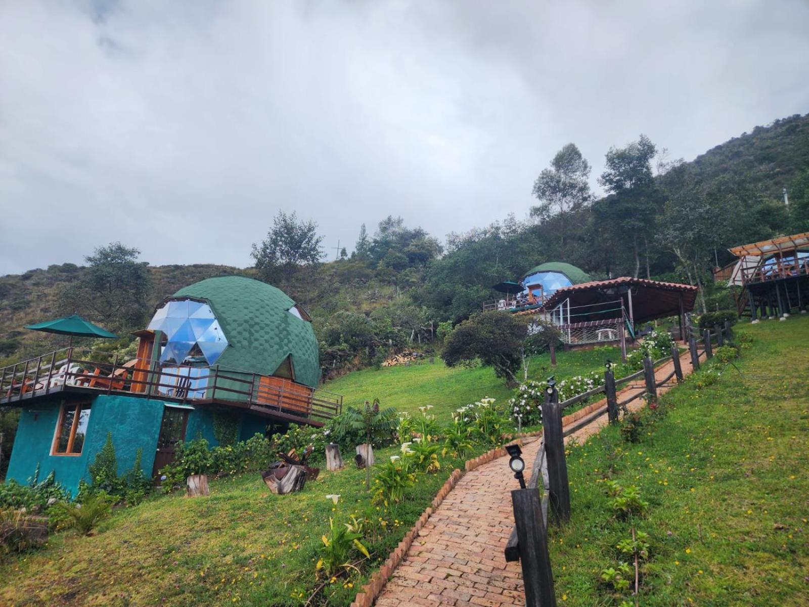 Glamping Sede Campestre Mirador De Pueblo Viejo Hotel Guatavita ภายนอก รูปภาพ