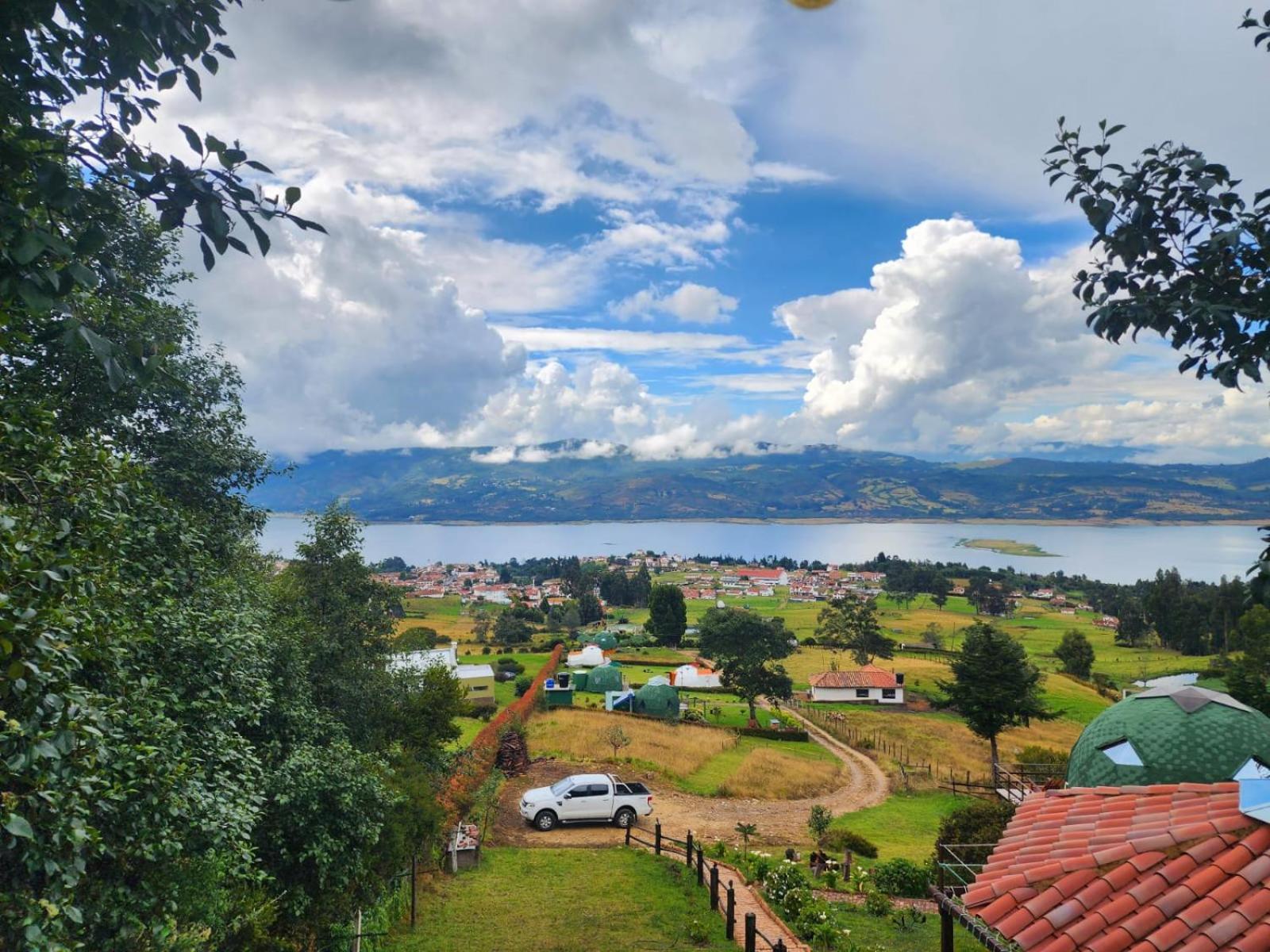 Glamping Sede Campestre Mirador De Pueblo Viejo Hotel Guatavita ภายนอก รูปภาพ