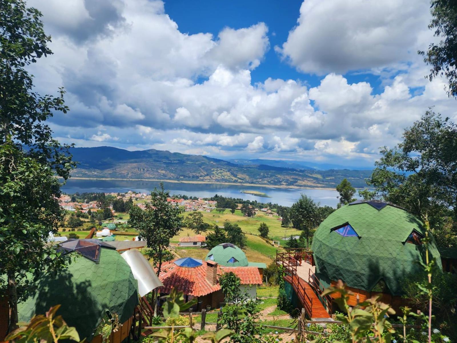 Glamping Sede Campestre Mirador De Pueblo Viejo Hotel Guatavita ภายนอก รูปภาพ