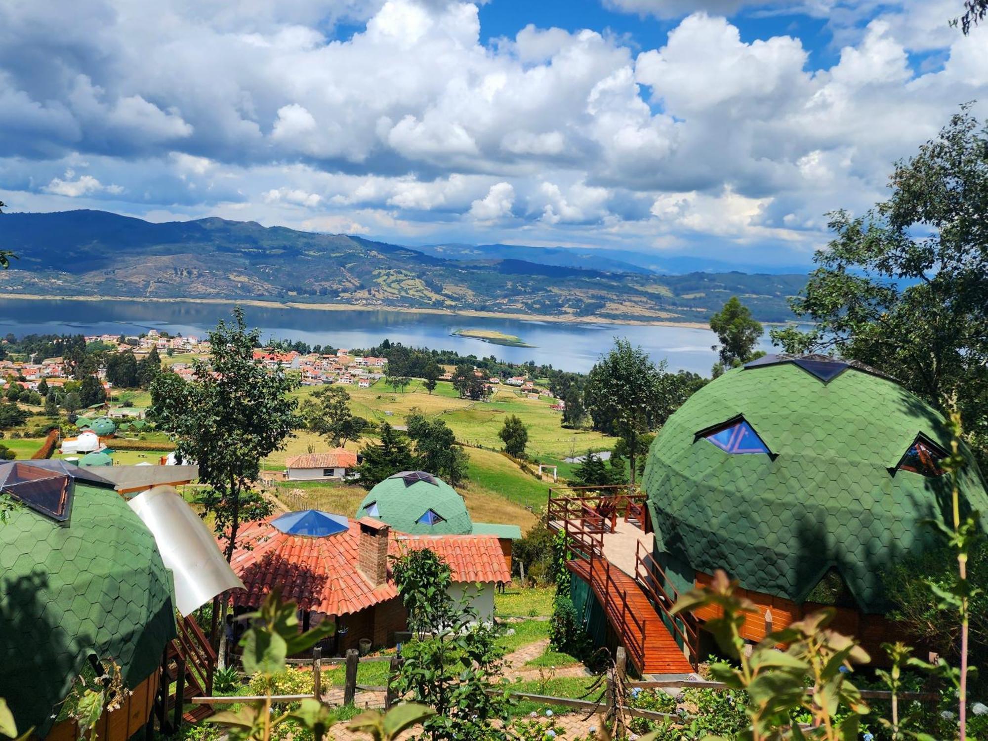 Glamping Sede Campestre Mirador De Pueblo Viejo Hotel Guatavita ภายนอก รูปภาพ