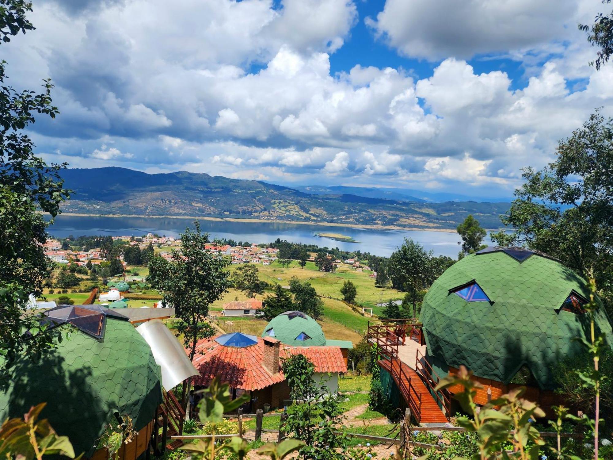 Glamping Sede Campestre Mirador De Pueblo Viejo Hotel Guatavita ภายนอก รูปภาพ